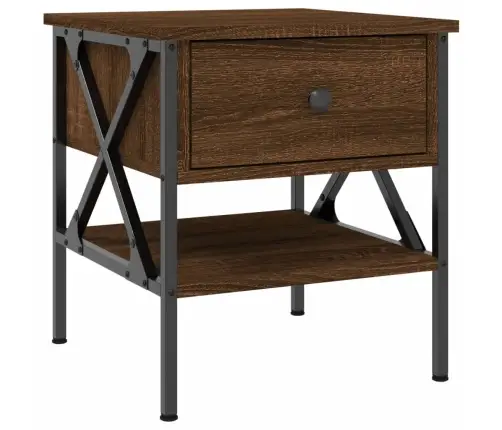 Naktsgaldiņi, Ozolkoka, 2 Gab., 40X42X45 Cm, Inženierijas Koks Vidaxl