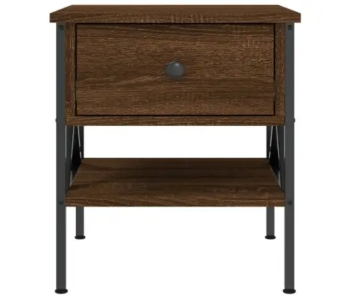 Naktsgaldiņi, Ozolkoka, 2 Gab., 40X42X45 Cm, Inženierijas Koks Vidaxl