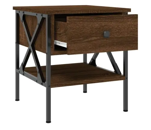 Naktsgaldiņi, Ozolkoka, 2 Gab., 40X42X45 Cm, Inženierijas Koks Vidaxl