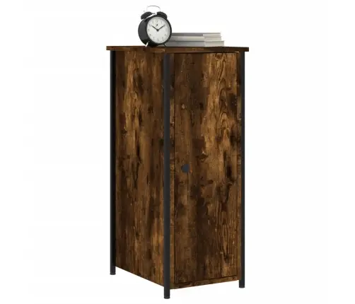 Naktinės Spintelės, 2Vnt., Dūminio Ąžuolo, 32X42X80cm Mediena