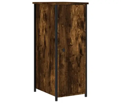 Naktinės Spintelės, 2Vnt., Dūminio Ąžuolo, 32X42X80cm Mediena