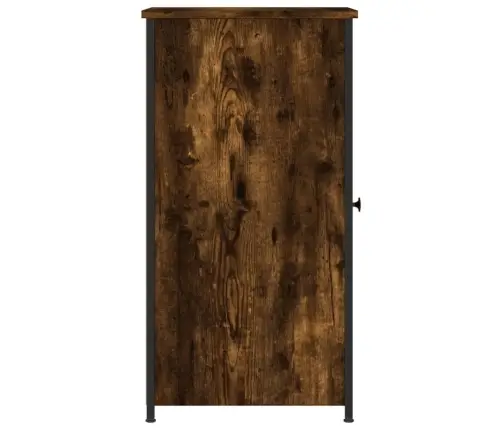 Naktinės Spintelės, 2Vnt., Dūminio Ąžuolo, 32X42X80cm Mediena