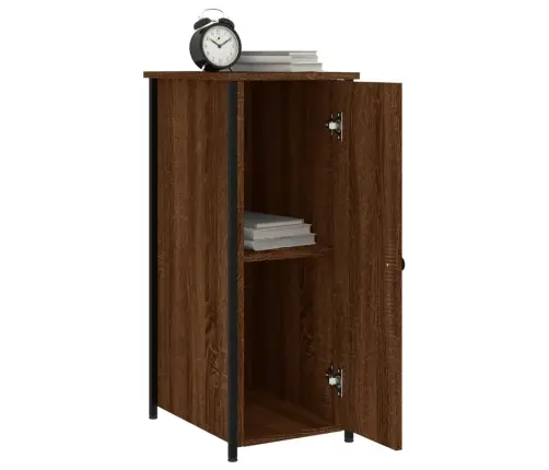 Naktsskapīši, 2 Gab., Ozolkoka, 32X42X80 Cm, Inženierijas Koks Vidaxl