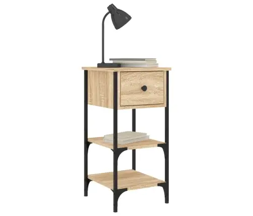 Naktsskapīši, 2 Gb., Koka Krāsa, 34X36X70 Cm, Inženierijas Koks Vidaxl