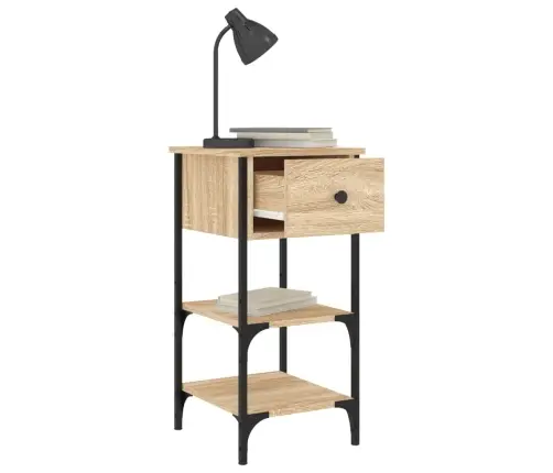 Naktsskapīši, 2 Gb., Koka Krāsa, 34X36X70 Cm, Inženierijas Koks Vidaxl