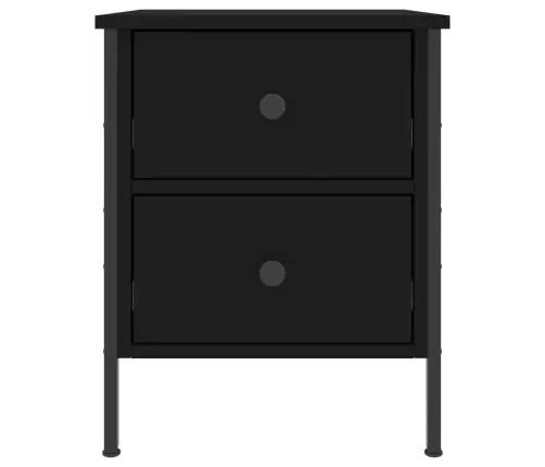 Naktsgaldiņš, Melns, 40X42X45 Cm, Inženierijas Koks Vidaxl