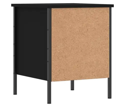 Naktsgaldiņš, Melns, 40X42X45 Cm, Inženierijas Koks Vidaxl