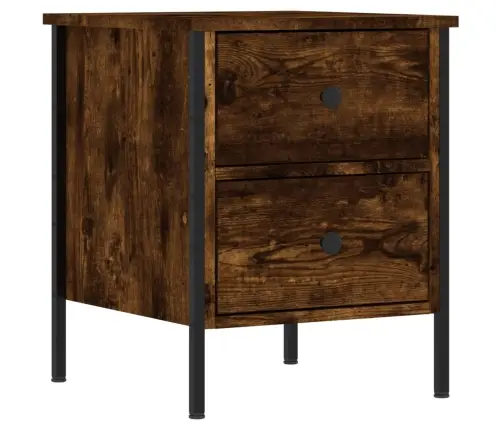 Naktsskapītis, Ozolkoka Krāsa, 40X42X50 Cm, Inženierijas Koks Vidaxl