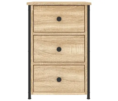 Naktsskapītis, Ozola Krāsa, 40X36X60 Cm, Inženierijas Koks Vidaxl