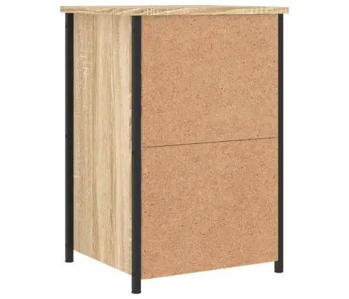 Naktsskapītis, Ozola Krāsa, 40X36X60 Cm, Inženierijas Koks Vidaxl