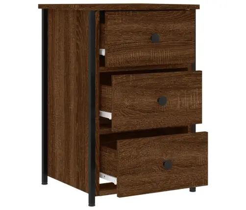 Naktsskapīši, 2 Gb., 40X36X60 Cm, Inženierijas Koks, Koka Brūni Vidaxl