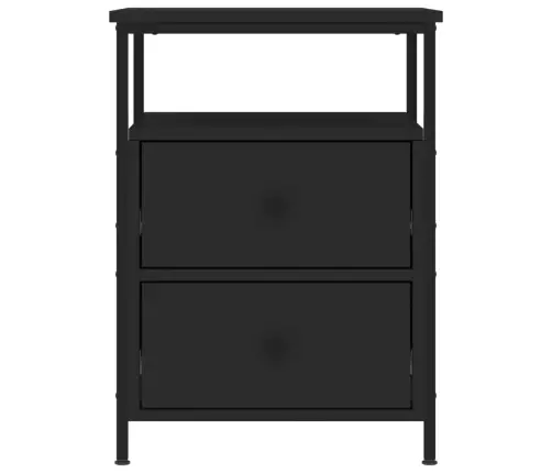 Naktsgaldiņi, 2 Gab., Melni, 44X45X60 Cm, Inženierijas Koks Vidaxl Naktsgaldiņi, 2 Gab., Melni, 44X45X60 Cm, Inženierijas Koks Vidaxl