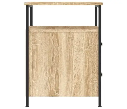 Naktsskapīši, 2 Gb., 44X45X60 Cm, Inženierijas Koks, Koka Krāsa Vidaxl Naktsskapīši, 2 Gb., 44X45X60 Cm, Inženierijas Koks, Koka Krāsa Vidaxl