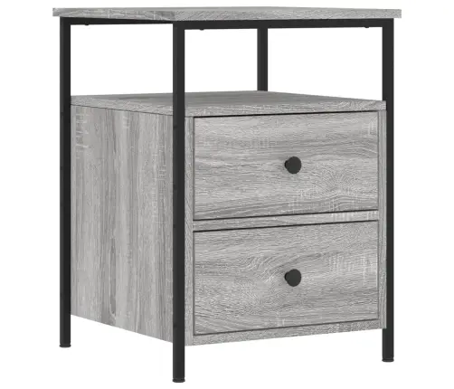 Öökapid 2 Tk, Hall Sonoma Tamm, 44X45X60 cm Tehispuit