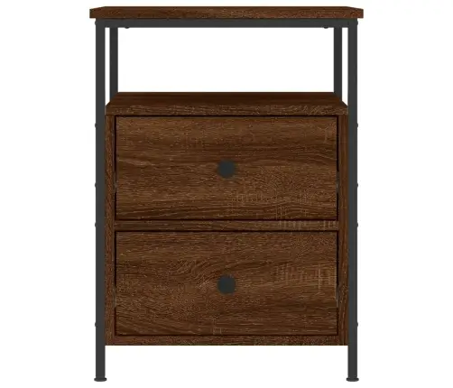 Naktsskapīši, 2 Gab., 44X45X60 Cm, Inženierijas Koks, Ozolkoka Vidaxl