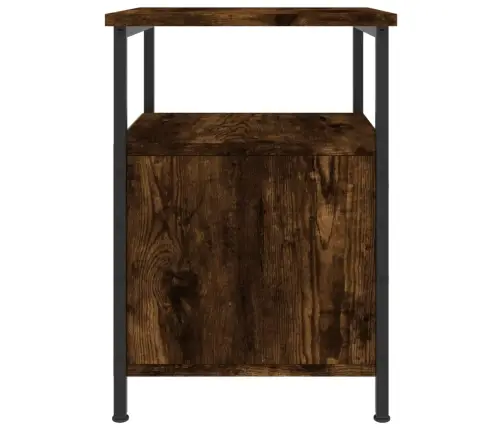 Naktinė Spintelė, Dūminio Ąžuolo, 34X35,5X50cm Mediena