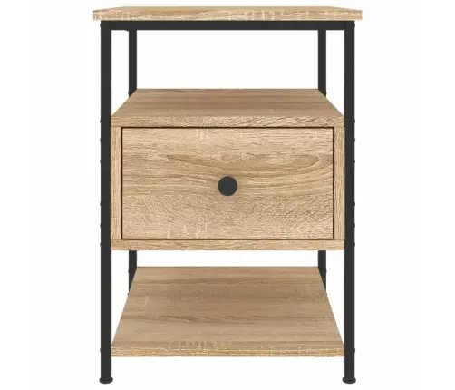 Naktinė Spintelė, Sonoma Ąžuolo, 40X42X56cm Apdirbta Mediena