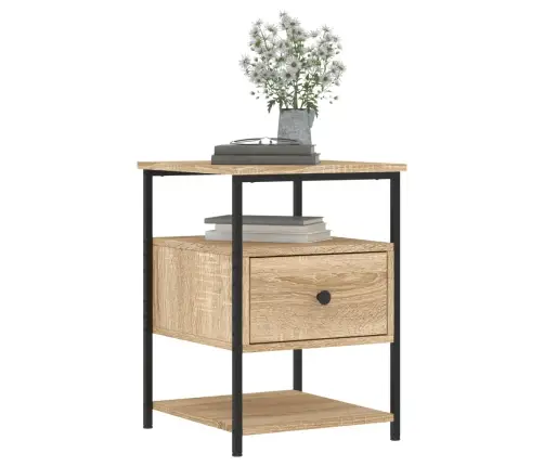 Naktinės Spintelės, 2Vnt., Sonoma Ąžuolo, 40X42X56cm Mediena