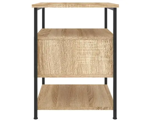 Naktinės Spintelės, 2Vnt., Sonoma Ąžuolo, 40X42X56cm Mediena