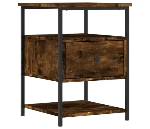 Naktsskapītis, Ozolkoka Krāsa, 40X42X56 Cm, Inženierijas Koks Vidaxl