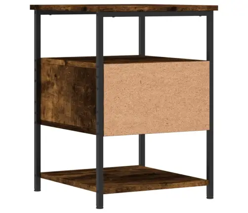 Naktinės Spintelės, 2Vnt., Dūminio Ąžuolo, 40X42X56cm Mediena