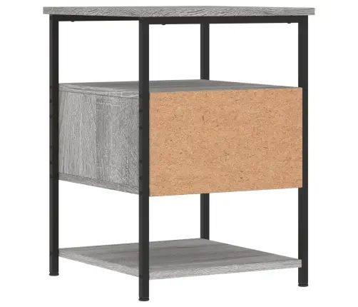 Naktsskapītis, Pelēka Ozolkoka, 40X42X56 Cm, Inženierijas Koks Vidaxl