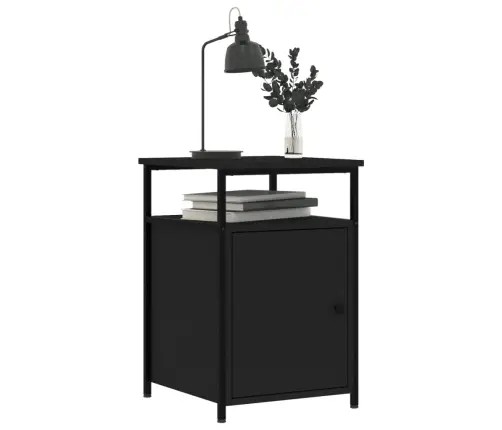 Naktsskapīši, 2 Gab., Melni, 40X42X60 Cm, Inženierijas Koks Vidaxl Naktsskapīši, 2 Gab., Melni, 40X42X60 Cm, Inženierijas Koks Vidaxl