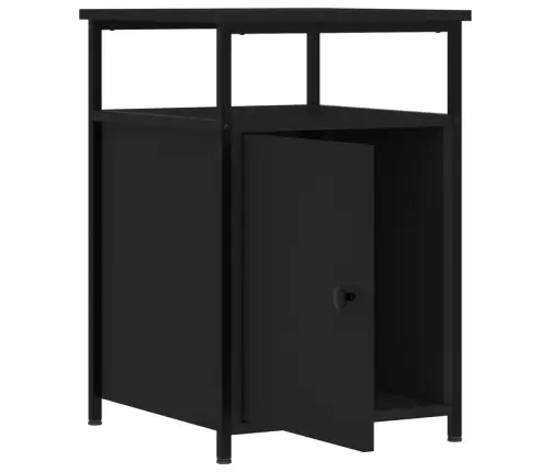 Naktsskapīši, 2 Gab., Melni, 40X42X60 Cm, Inženierijas Koks Vidaxl Naktsskapīši, 2 Gab., Melni, 40X42X60 Cm, Inženierijas Koks Vidaxl