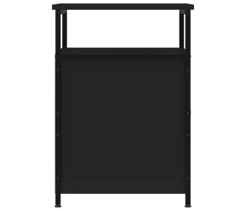 Naktsskapīši, 2 Gab., Melni, 40X42X60 Cm, Inženierijas Koks Vidaxl Naktsskapīši, 2 Gab., Melni, 40X42X60 Cm, Inženierijas Koks Vidaxl