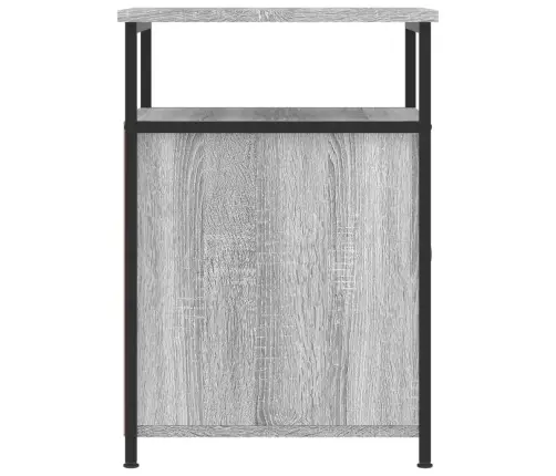 Naktsskapītis, Pelēka Ozolkoka, 40X42X600 Cm, Inženierijas Koks Vidaxl