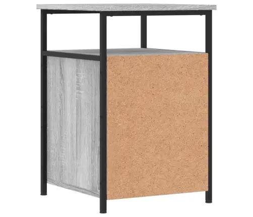 Naktsskapītis, Pelēka Ozolkoka, 40X42X600 Cm, Inženierijas Koks Vidaxl