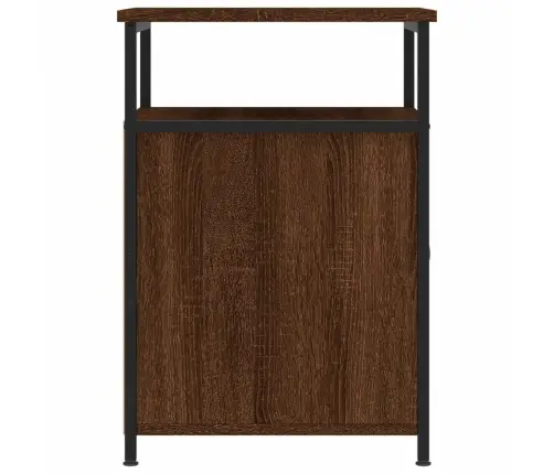 Naktinės Spintelės, 2Vnt., Rudos Ąžuolo, 40X42X60cm Mediena