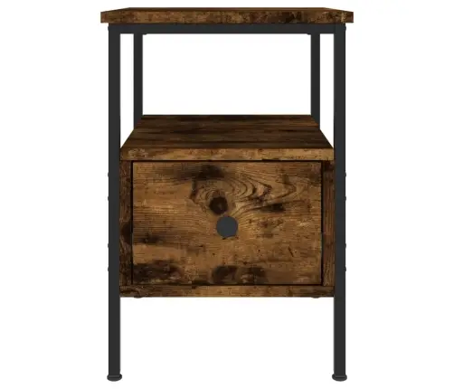 Naktsskapīši, 2 Gab., 34X36X50 Cm, Inženierijas Koks, Ozolkoka Vidaxl