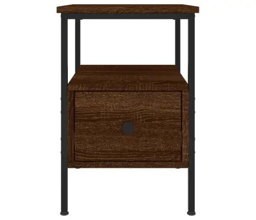 Naktsskapīši, 2 Gab., Ozolkoka, 34X36X50 Cm, Inženierijas Koks Vidaxl