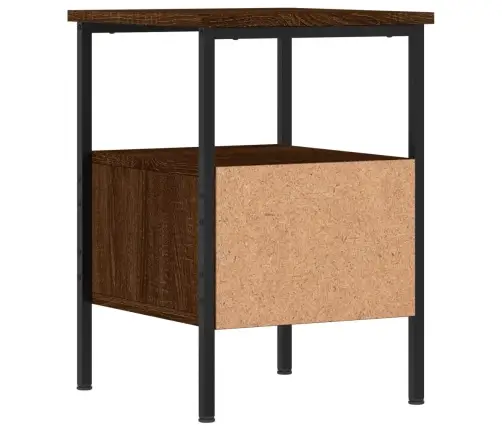 Naktsskapīši, 2 Gab., Ozolkoka, 34X36X50 Cm, Inženierijas Koks Vidaxl