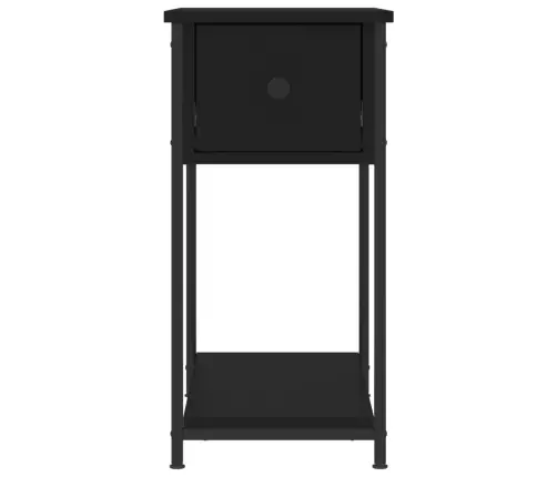 Öökapid 2 Tk, Must, 30 X 60 X 60 cm Tehispuit