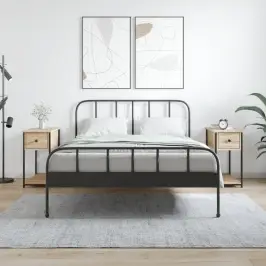 Naktsskapīši, 2 Gb., Koka Krāsa, 30X60X60 Cm, Inženierijas Koks Vidaxl