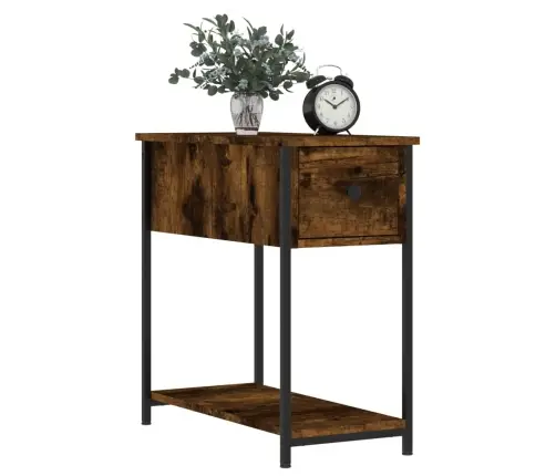 Naktsskapītis, Ozolkoka Krāsa, 30X60X60 Cm, Inženierijas Koks Vidaxl