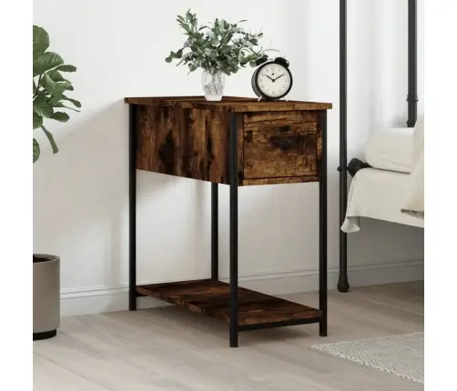 Naktsskapītis, Ozolkoka Krāsa, 30X60X60 Cm, Inženierijas Koks Vidaxl