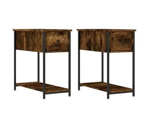 Naktsskapīši, 2 Gb., 30X60X60 Cm, Inženierijas Koks, Koka Krāsa Vidaxl