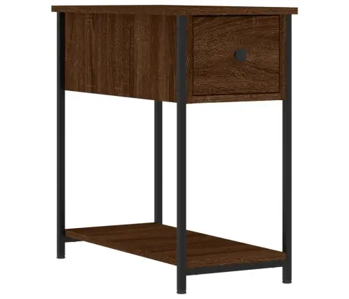 Naktsskapītis, Ozolkoka Krāsa, 30X60X60 Cm, Inženierijas Koks Vidaxl