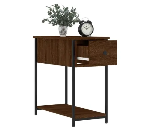 Naktsskapītis, Ozolkoka Krāsa, 30X60X60 Cm, Inženierijas Koks Vidaxl