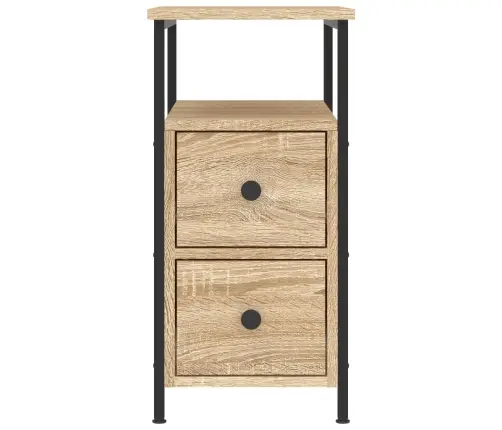 Naktinė Spintelė, Sonoma Ąžuolo, 30X60X60cm Apdirbta Mediena