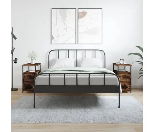 Naktsskapīši, 2 Gb., 30X60X60 Cm, Inženierijas Koks, Koka Krāsa Vidaxl