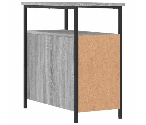 Naktinės Spintelės, 2Vnt., Pilkos Ąžuolo, 30X60X60cm Mediena