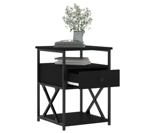 Öökapid 2 Tk, Must, 40 X 42 X 55 cm Tehispuit