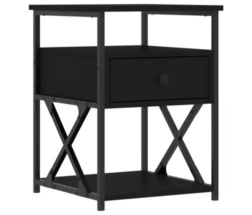 Öökapid 2 Tk, Must, 40 X 42 X 55 cm Tehispuit