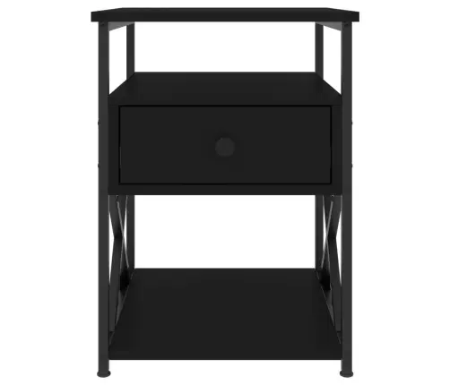 Öökapid 2 Tk, Must, 40 X 42 X 55 cm Tehispuit