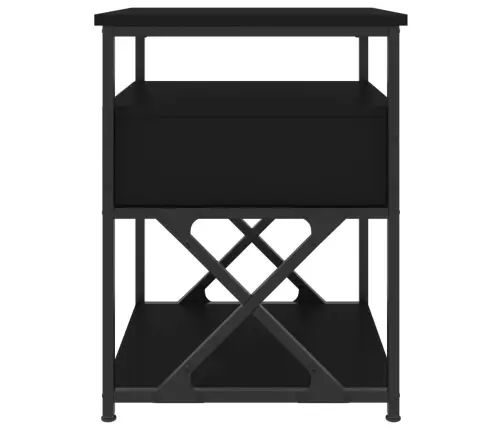 Öökapid 2 Tk, Must, 40 X 42 X 55 cm Tehispuit