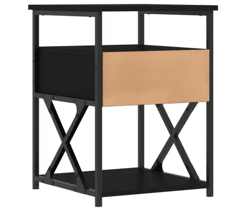 Öökapid 2 Tk, Must, 40 X 42 X 55 cm Tehispuit